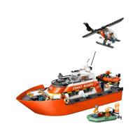 Produktbild för LEGO City 60504 - Kustbevakningens räddningsbåt och helikopter - byggsats