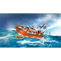 Produktbild för LEGO City 60504 - Kustbevakningens räddningsbåt och helikopter - byggsats