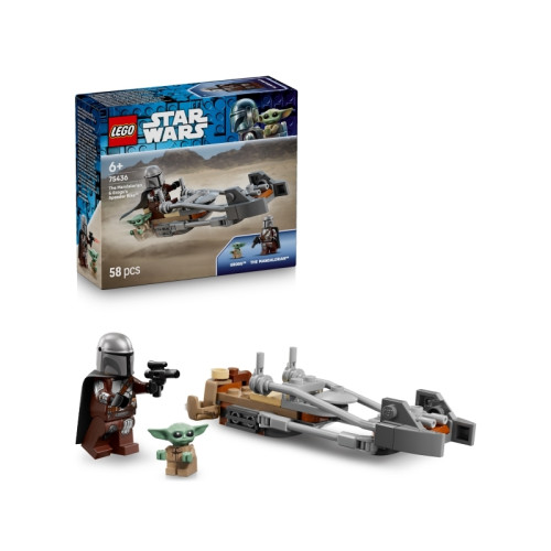 LEGO LEGO Star Wars 75436 - The Mandalorian & Grogu's Speedersykel - byggsats