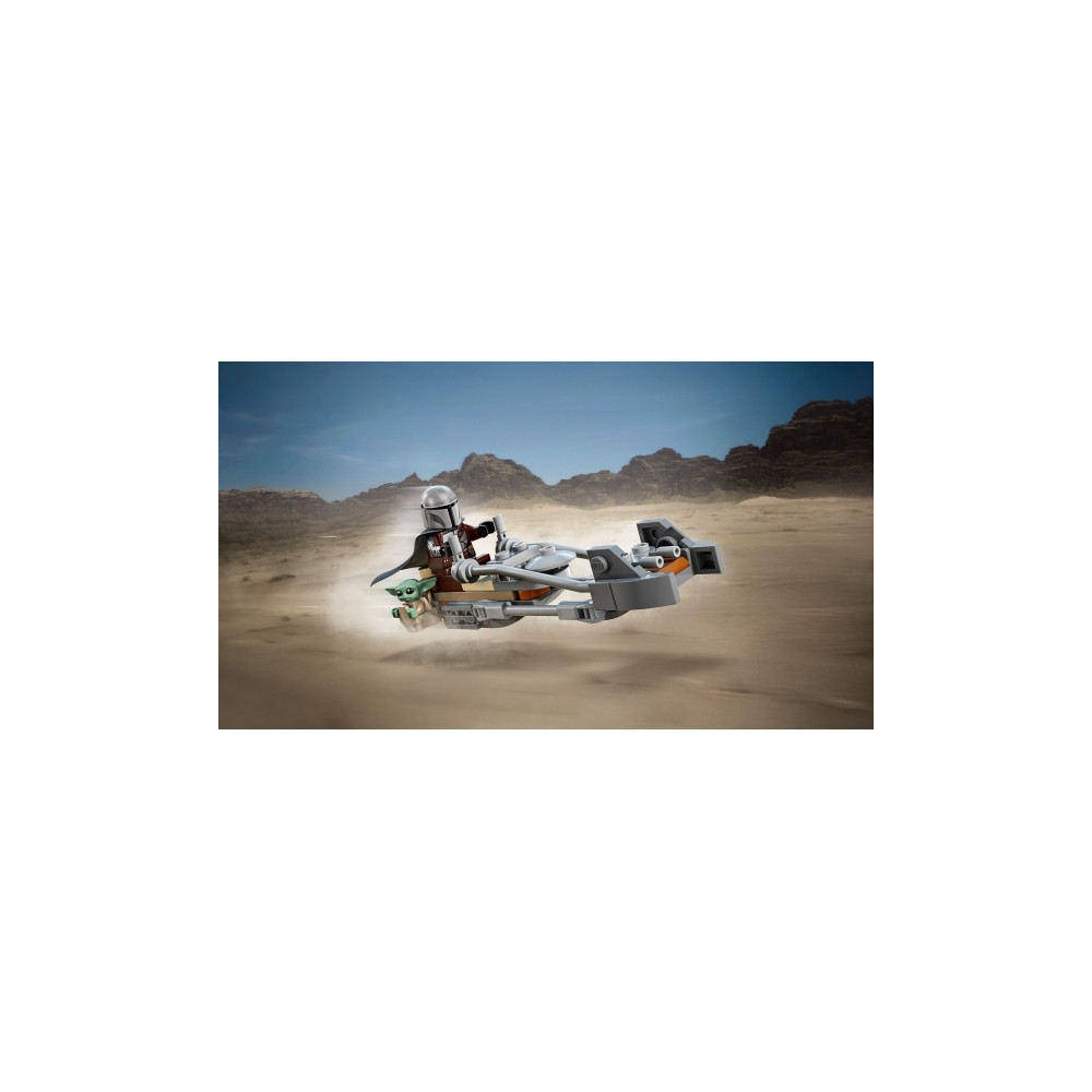 Produktbild för LEGO Star Wars 75436 - The Mandalorian & Grogu's Speedersykel - byggsats