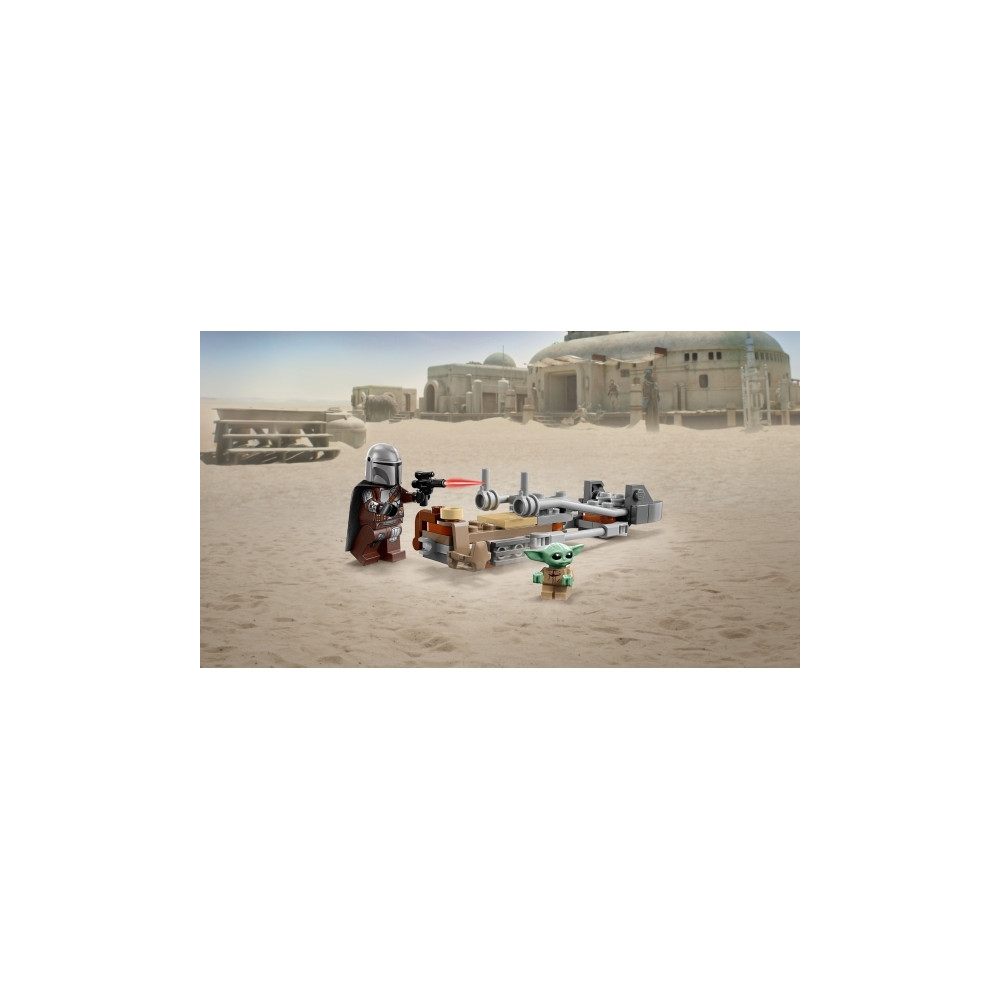 Produktbild för LEGO Star Wars 75436 - The Mandalorian & Grogu's Speedersykel - byggsats