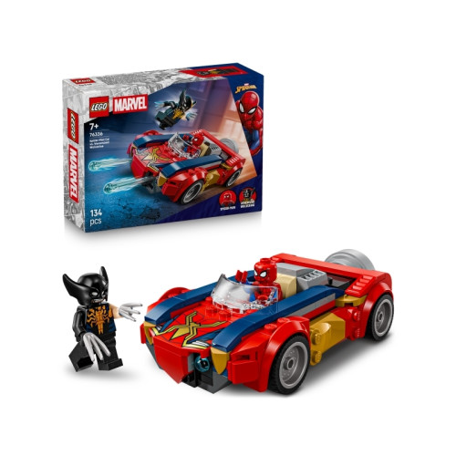 LEGO LEGO Marvel Spider-Man 76336 - Spider-Man bil vs. Venomiserad Wolverine - byggsats