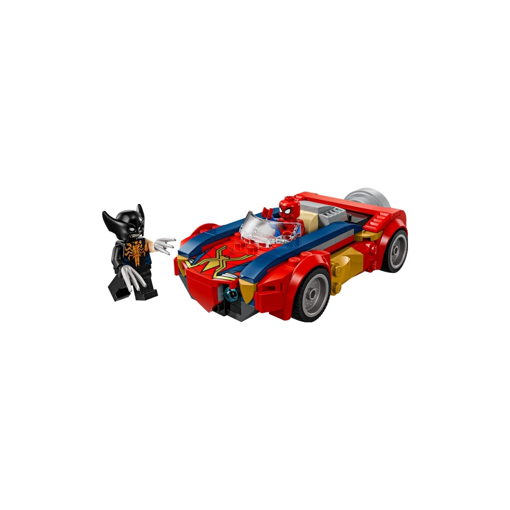 Produktbild för LEGO Marvel Spider-Man 76336 - Spider-Man bil vs. Venomiserad Wolverine - byggsats