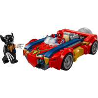 Produktbild för LEGO Marvel Spider-Man 76336 - Spider-Man bil vs. Venomiserad Wolverine - byggsats