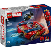 Produktbild för LEGO Marvel Spider-Man 76336 - Spider-Man bil vs. Venomiserad Wolverine - byggsats