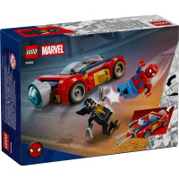 Produktbild för LEGO Marvel Spider-Man 76336 - Spider-Man bil vs. Venomiserad Wolverine - byggsats