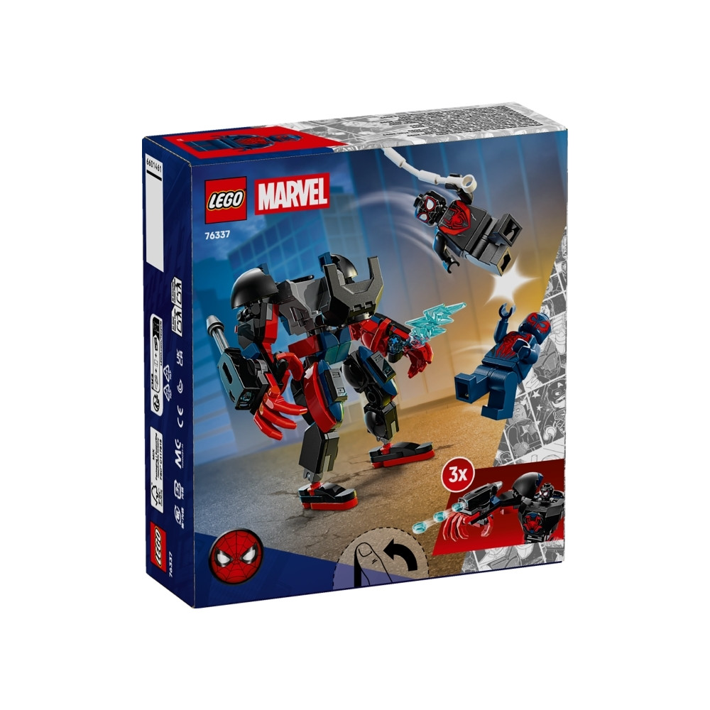Produktbild för LEGO Marvel Spider-Man 76337 - Miles Morales Mech mot Spider-Man 2099 - byggsats
