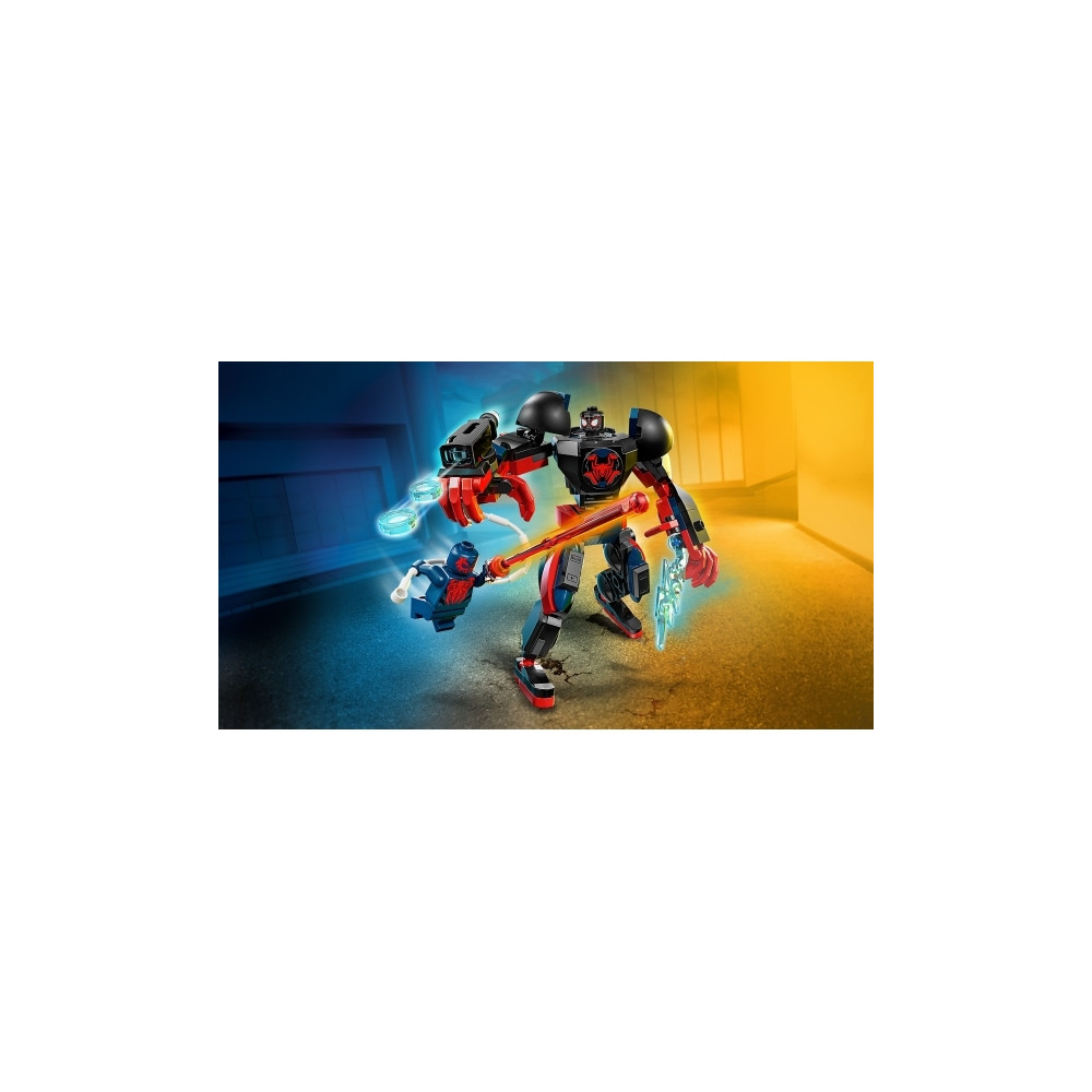 Produktbild för LEGO Marvel Spider-Man 76337 - Miles Morales Mech mot Spider-Man 2099 - byggsats