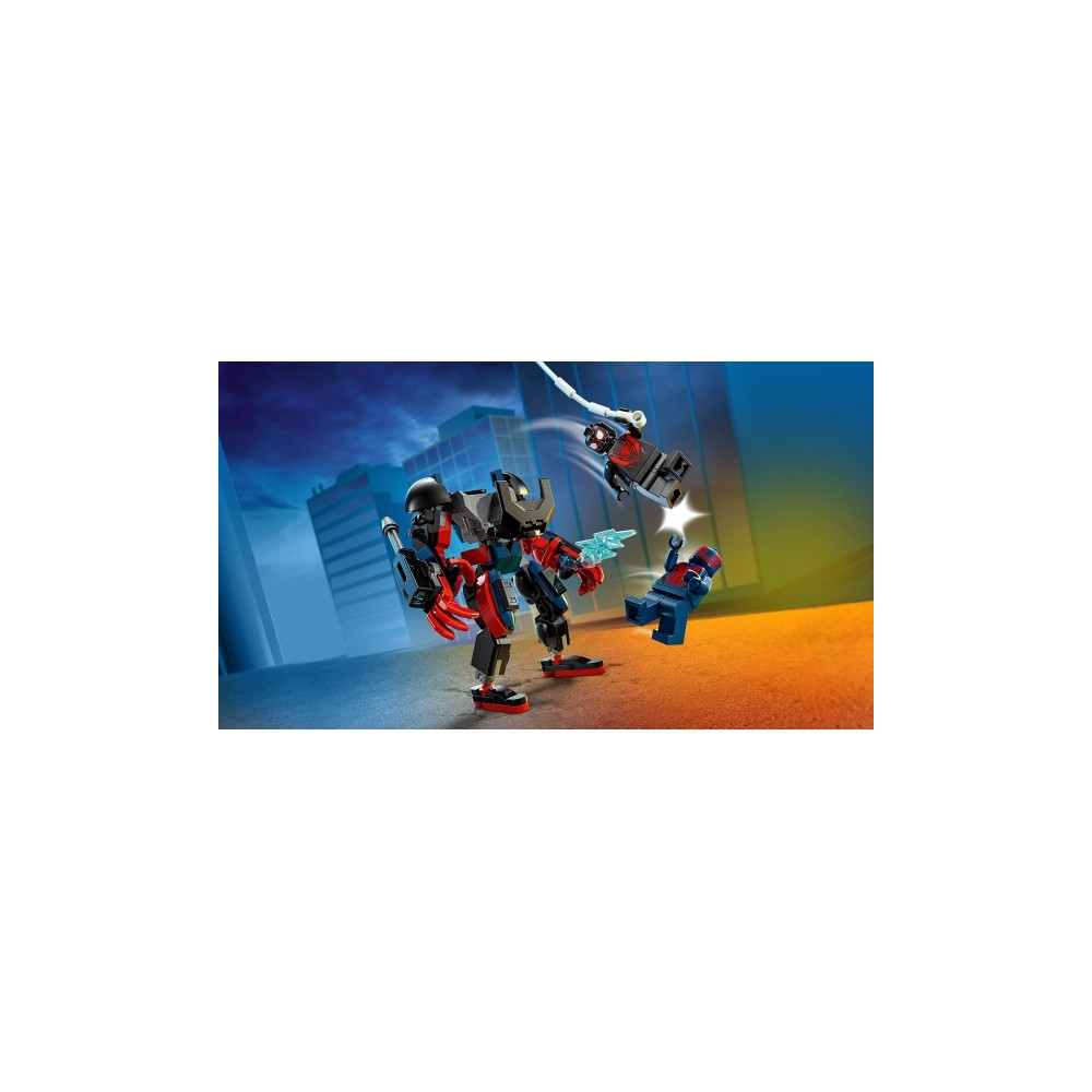 Produktbild för LEGO Marvel Spider-Man 76337 - Miles Morales Mech mot Spider-Man 2099 - byggsats