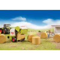 Produktbild för Bruder 4 round hay bales ockery for Claas Rollant 250 access...
