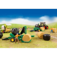 Produktbild för Bruder 4 round hay bales ockery for Claas Rollant 250 access...