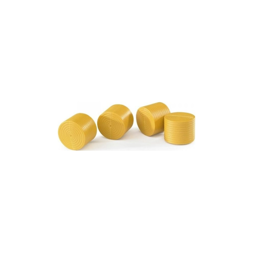 Produktbild för Bruder 4 round hay bales ockery for Claas Rollant 250 access...