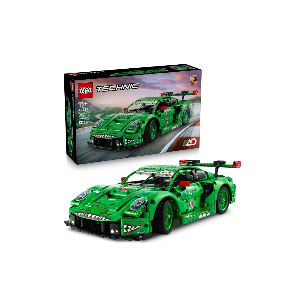 Produktbild för LEGO Technic 42224 - Porsche 911 GT3 R REXY AO Racing Bil - byggsats