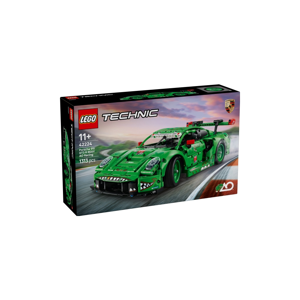 Produktbild för LEGO Technic 42224 - Porsche 911 GT3 R REXY AO Racing Bil - byggsats