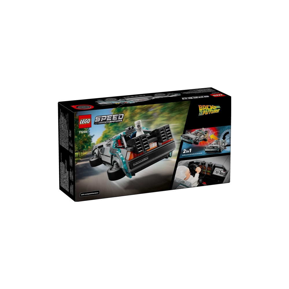 Produktbild för LEGO Speed Champions 77256 - Tidmaskinen från Tillbaka till Framtiden - byggsats