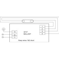 Produktbild för Philips HF-P 1 14-35 TL5 HE III 220-240V, Ballast, Grå, Hvid...