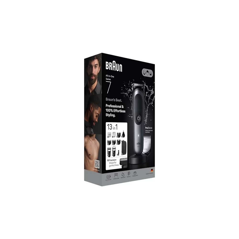 Produktbild för Braun All-in-One Series 7 AIO7560 - trimmer - rymdgrå