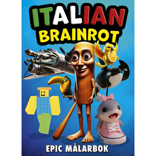 Tukan Förlag Italian Brainrot epic : målarbok (häftad)