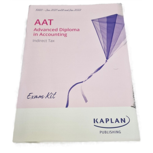 Kaplan Publishing INDIRECT TAX (INDX) (FA20) - EXAM KIT (häftad, eng)