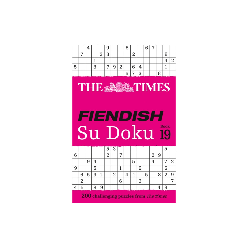 Produktbild för The Times Fiendish Su Doku Book 19 (häftad, eng)