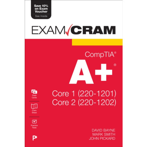 Pearson Education (US) CompTIA A+ Core 1 (220-1201) and Core 2 (220-1202) Exam Cram (häftad, eng)