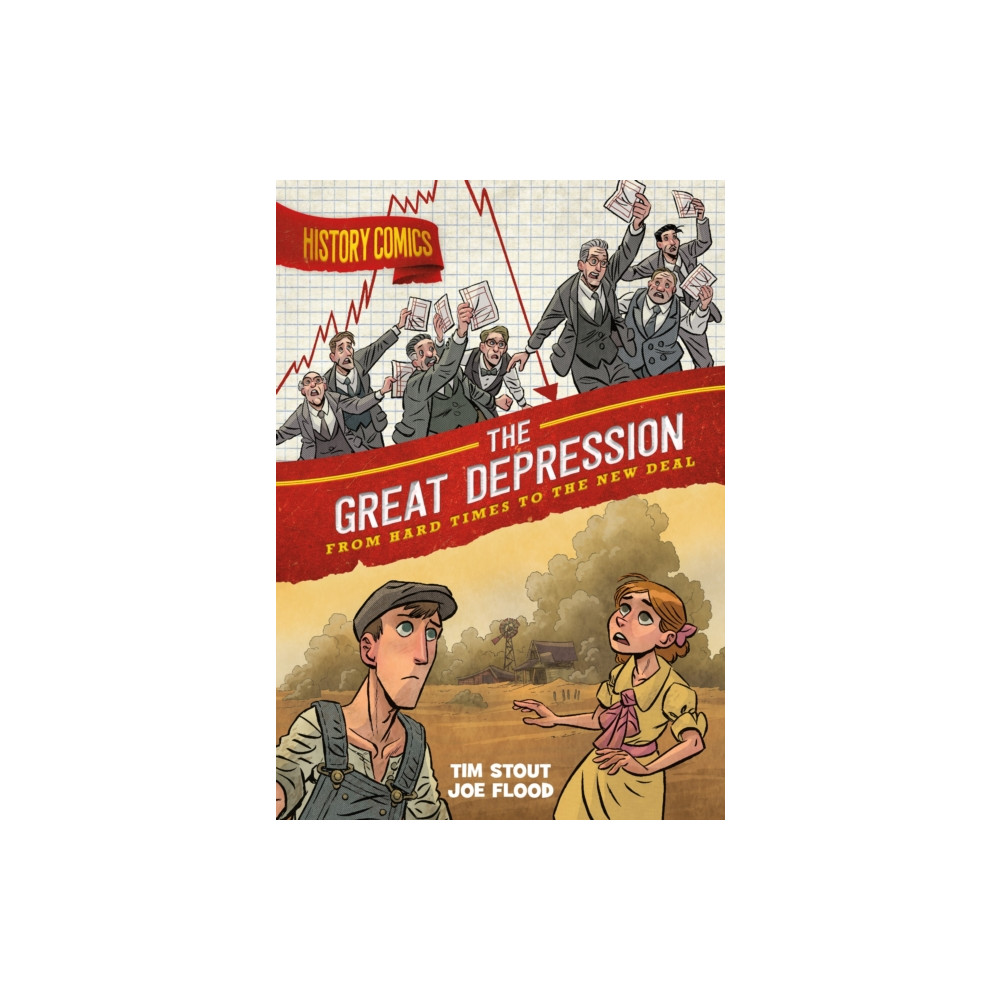 Produktbild för History Comics: The Great Depression (häftad, eng)