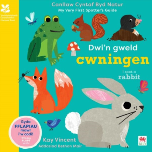 Rily Publications Ltd Dwi'n Gweld Cwningen / I Spot a Rabbit (bok, board book, wel)