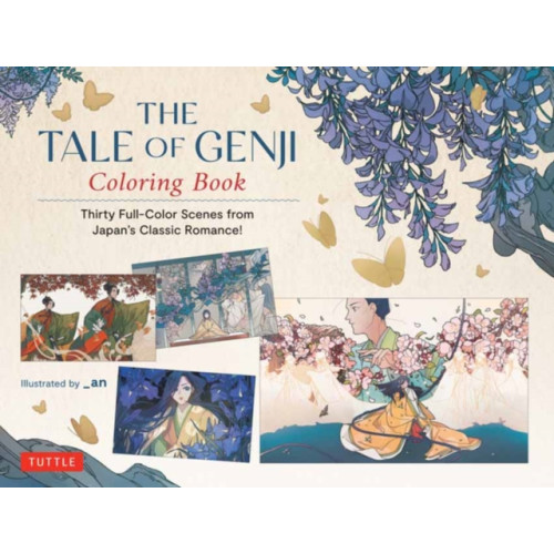 Tuttle Publishing The Tale of Genji Coloring Book (häftad, eng)