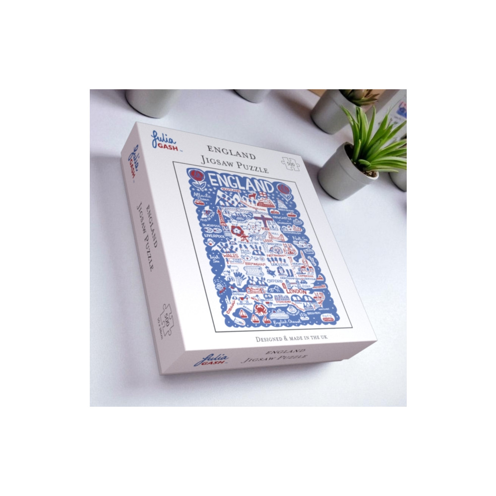 Produktbild för Julia Gash 500 Piece Jigsaw - England