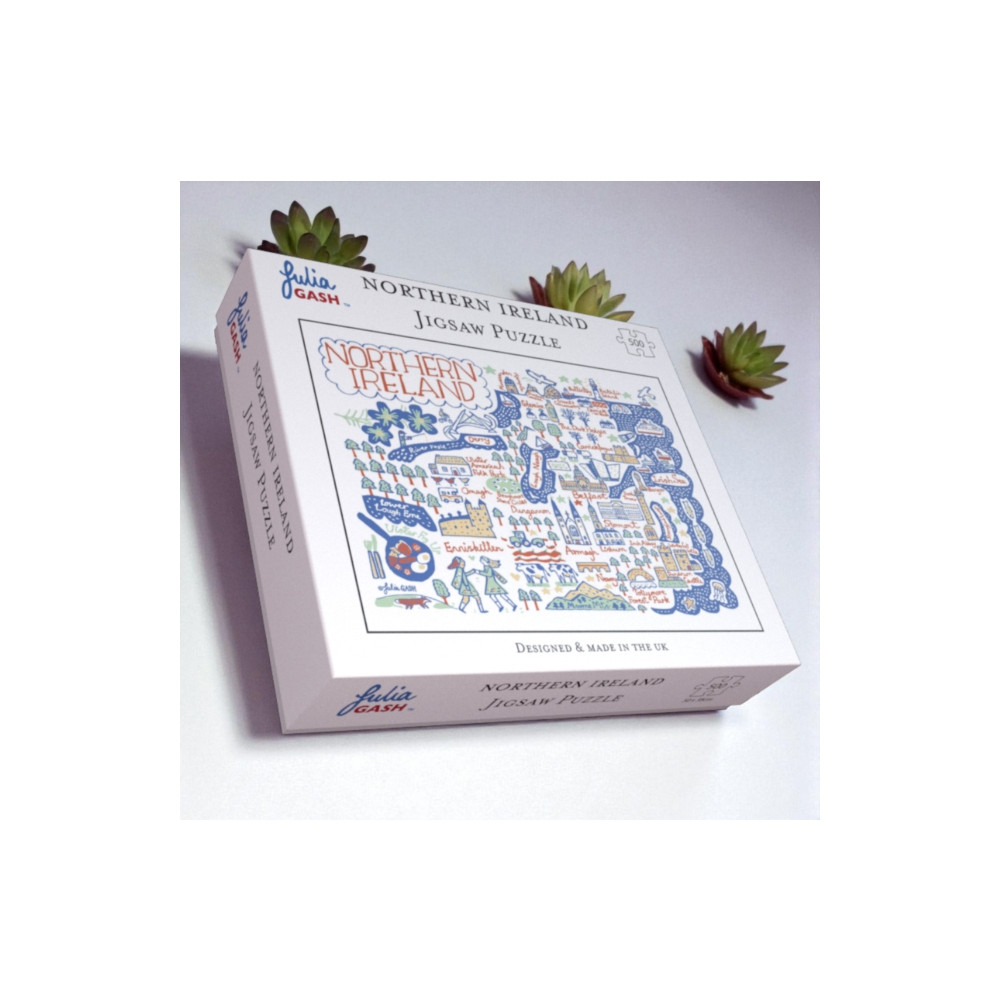 Produktbild för Julia Gash 500 Piece Jigsaw - Northern Ireland