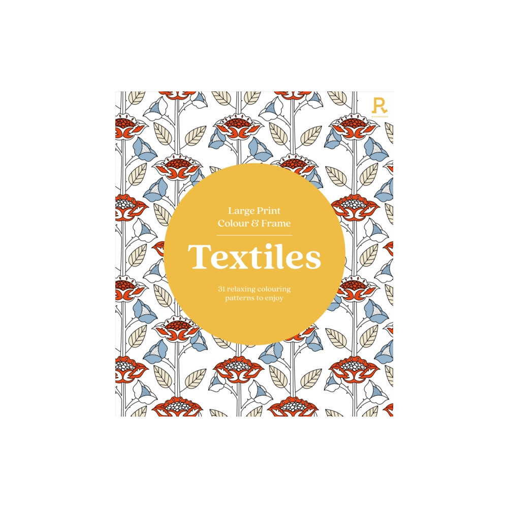 Produktbild för Large Print Colour & Frame - Textiles (häftad, eng)