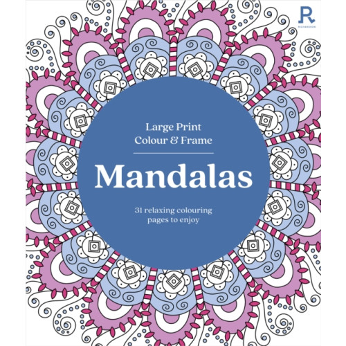 Richardson Publishing Large Print Colour & Frame - Mandalas (häftad, eng)