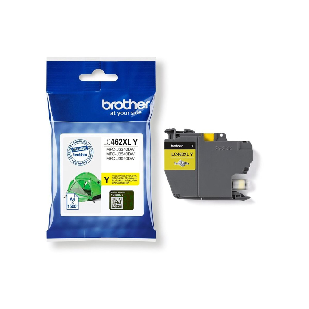 Produktbild för Brother LC462XLY - hög kapacitet - gul - original - bläckpatron