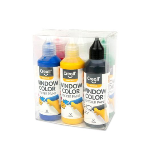Creall Fönsterfärg CREALL 6x80ml