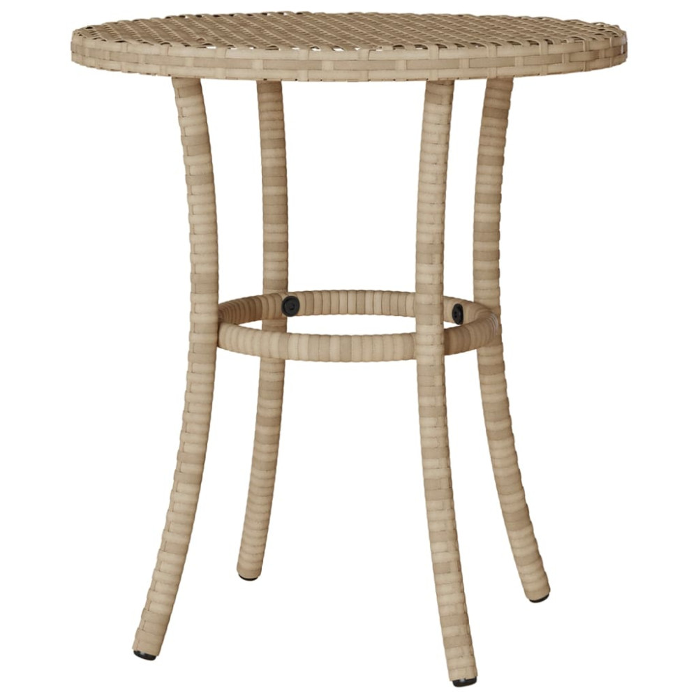 Produktbild för Bistrogrupp med dynor 3 delar mixbeige konstrotting