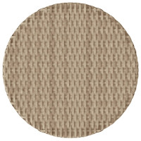 Produktbild för Bistrogrupp med dynor 3 delar mixbeige konstrotting