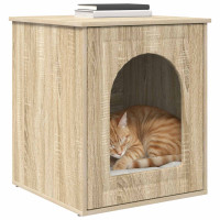 Produktbild för Katt hus Sonoma 53 x 52 x 62 cm Konstruerat trä