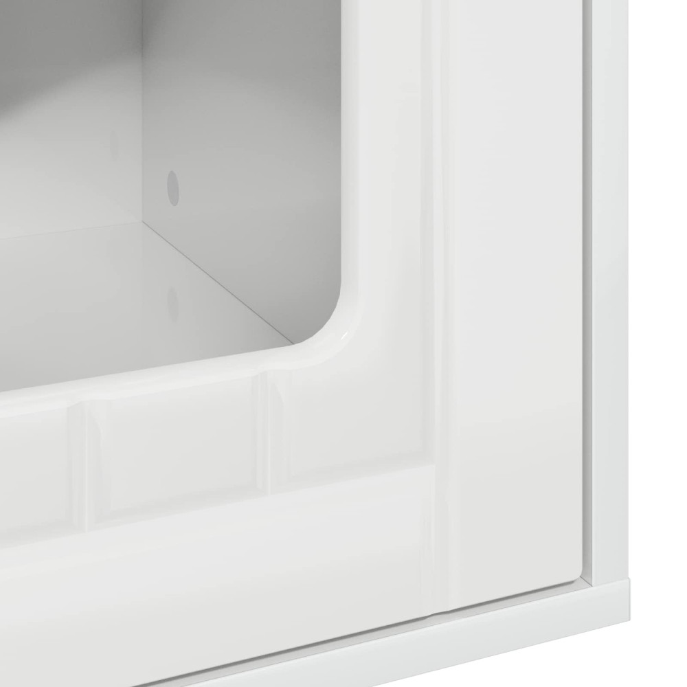 Produktbild för Katt hus Glansig Vit 53 x 52 x 62 cm Konstruerat trä
