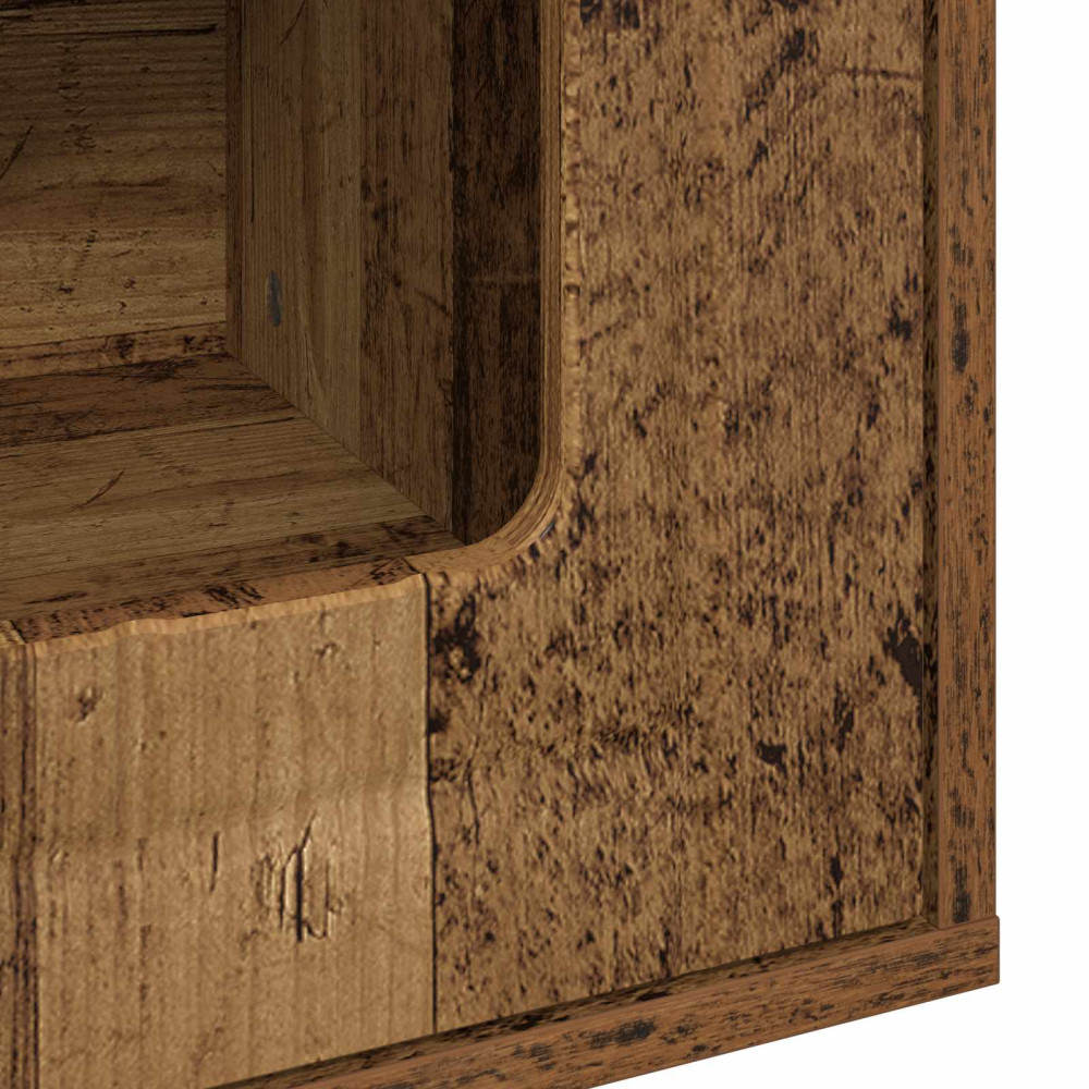 Produktbild för Katt hus Gammalt trä 53 x 52 x 62 cm Konstruerat trä