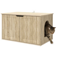 Produktbild för Katt hus Sonoma 85 x 55 x 50,5 cm Konstruerat trä