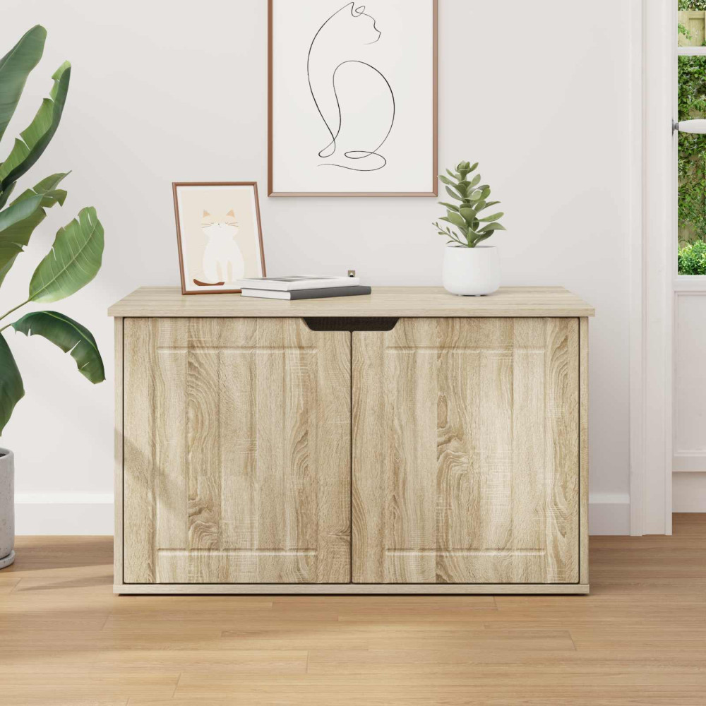 Produktbild för Katt hus Sonoma 85 x 55 x 50,5 cm Konstruerat trä