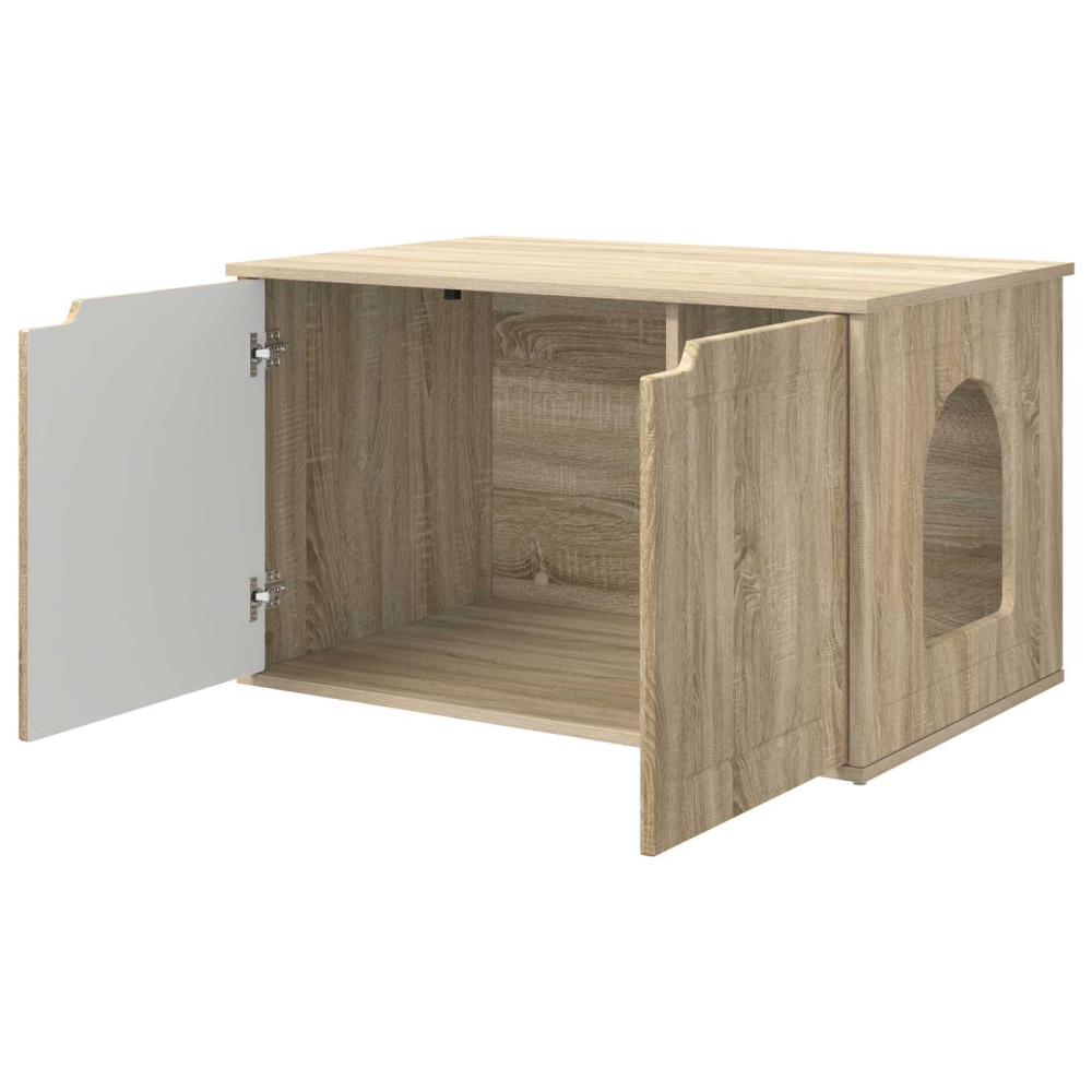 Produktbild för Katt hus Sonoma 85 x 55 x 50,5 cm Konstruerat trä