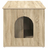 Produktbild för Katt hus Sonoma 85 x 55 x 50,5 cm Konstruerat trä