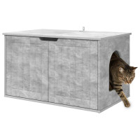 Produktbild för Katt hus Betong 85 x 55 x 50,5 cm Konstruerat trä
