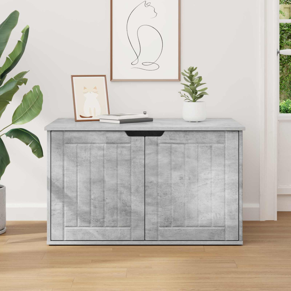 Produktbild för Katt hus Betong 85 x 55 x 50,5 cm Konstruerat trä
