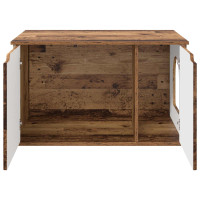 Produktbild för Katt hus Gammalt trä 85 x 55 x 50,5 cm Konstruerat trä