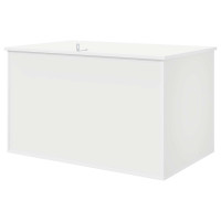 Produktbild för Katt hus Vit 85 x 55 x 50,5 cm Konstruerat trä