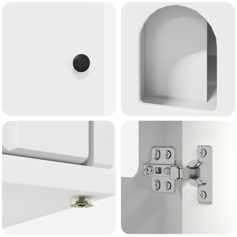 Produktbild för Katt hus Vit 85 x 55 x 50,5 cm Konstruerat trä