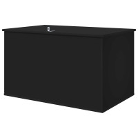 Produktbild för Katt hus Svart 85 x 55 x 50,5 cm Konstruerat trä