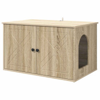 Produktbild för Katt hus Sonoma 85 x 55 x 50,5 cm Konstruerat trä